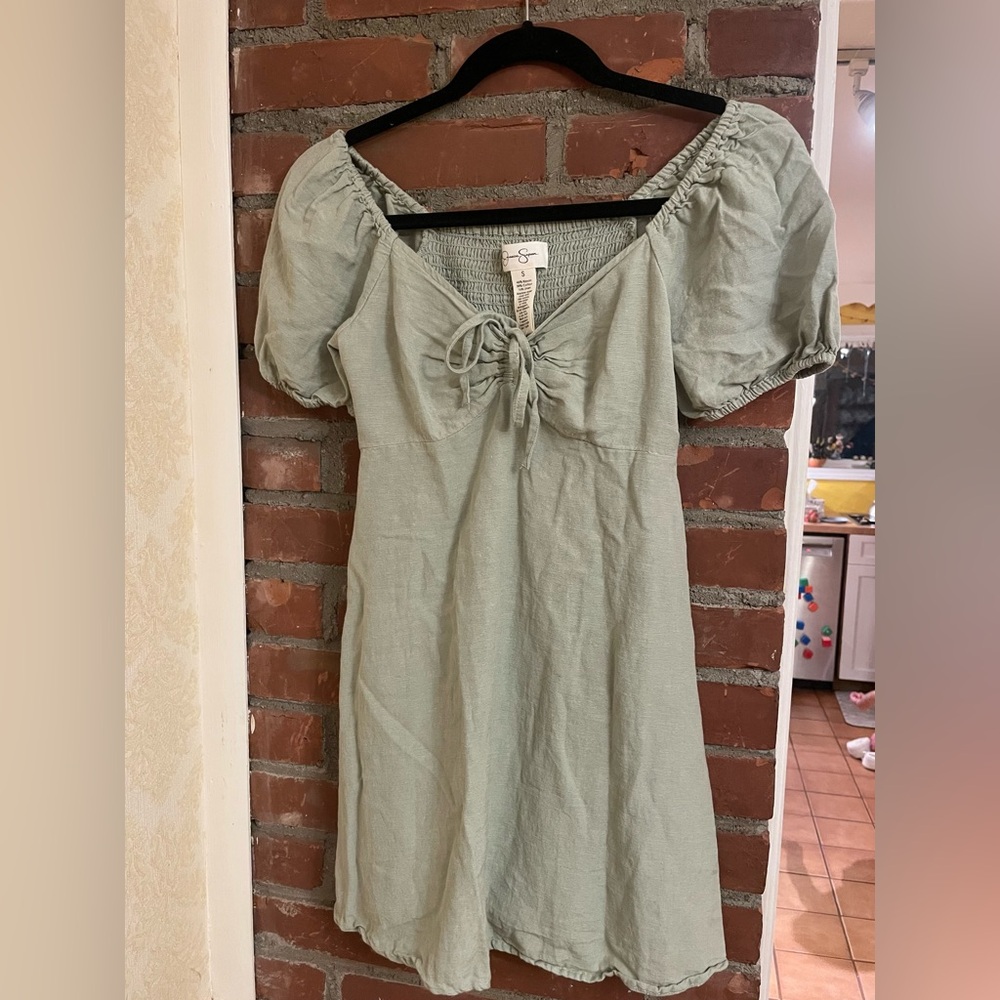 Jessica Simpson Sage Green Midi Dress
